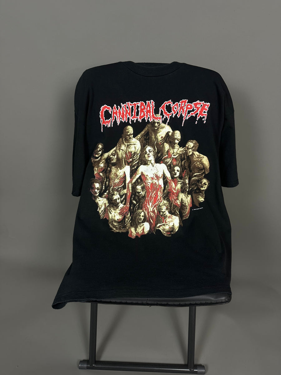 Vintage 1994 Cannibal Corpse Bleeding Easter Festivals T-Shirt