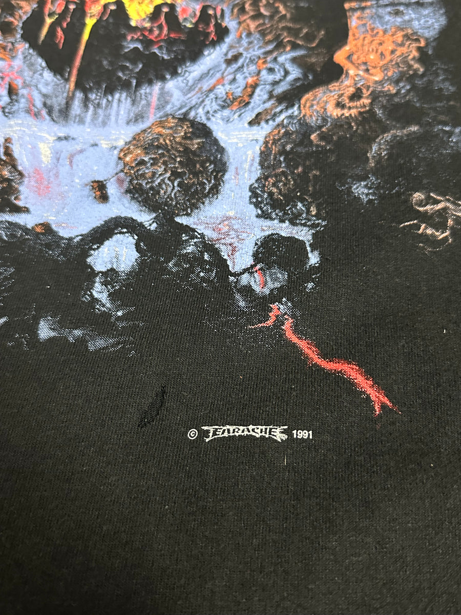 ヴィンテージ 1991 エントゥームド クランデスティン ロングスリーブ