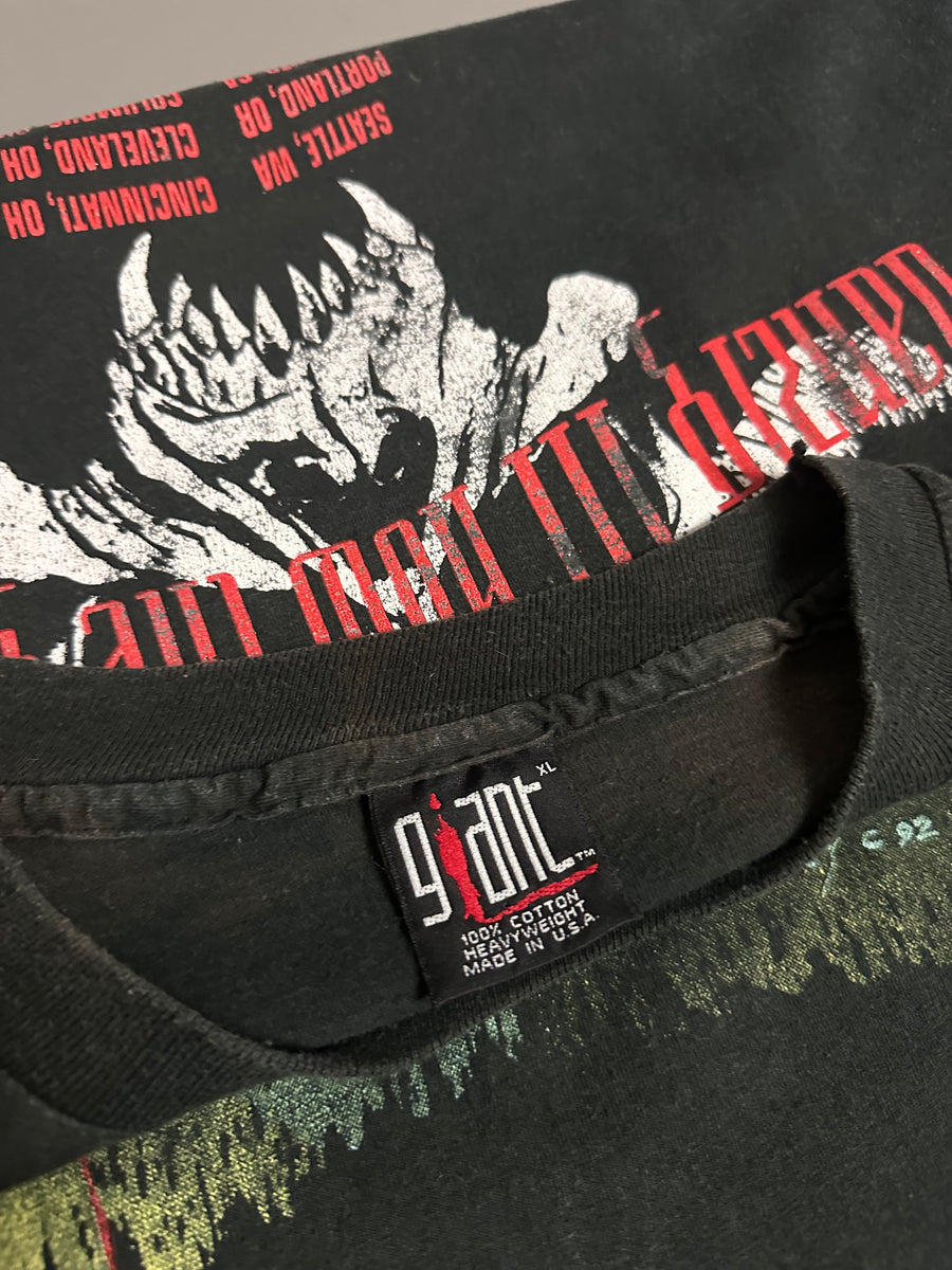 1992年ヴィンテージ ダンジグ ハウ・ザ・ゴッド・キルズ Tシャツ