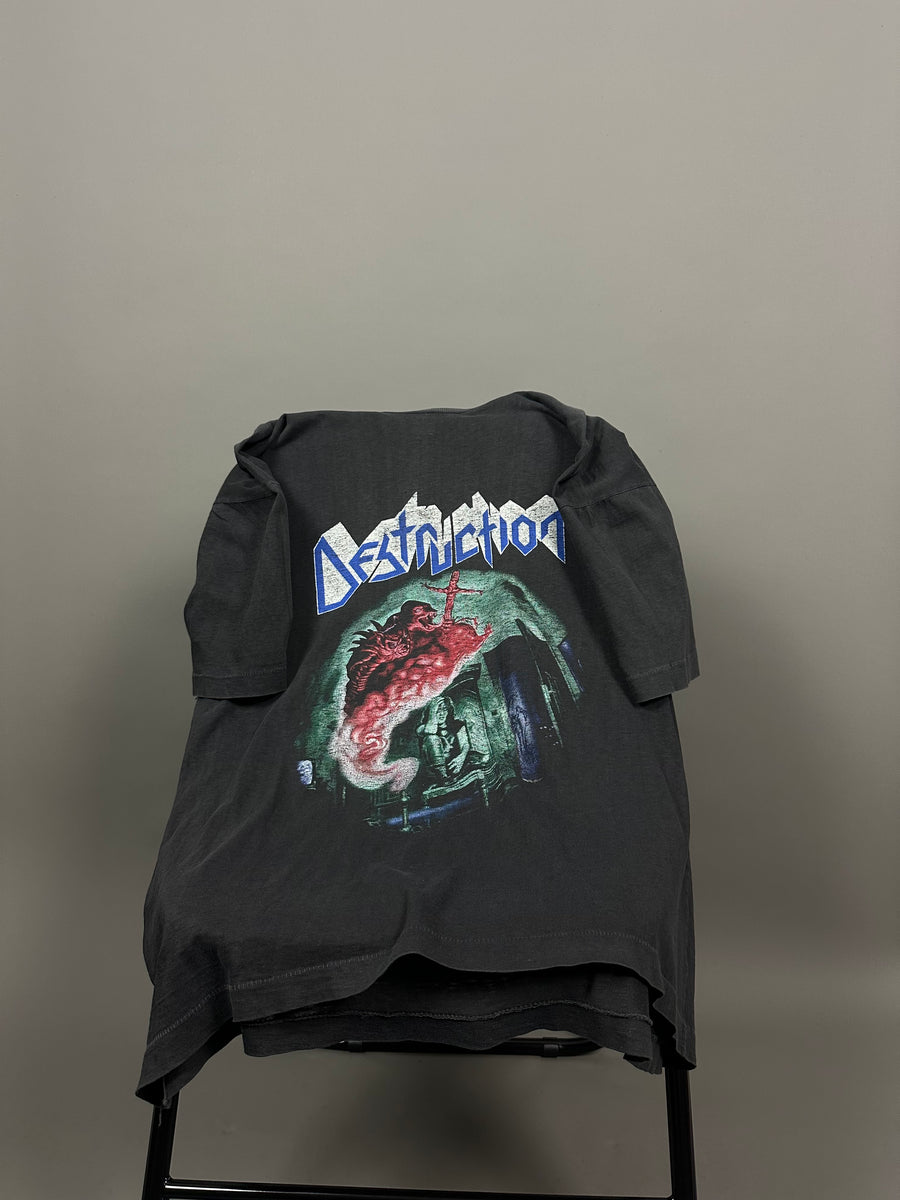デストラクション 1990 クラックド・ブレイン ヴィンテージ Tシャツ