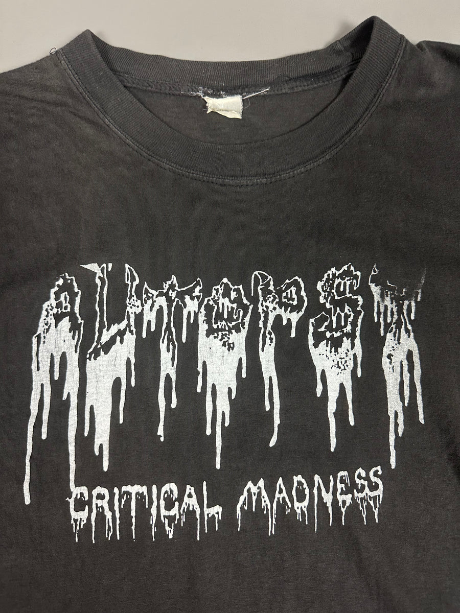 Vintage 1990s Autopsy Critical Madness T-Shirt