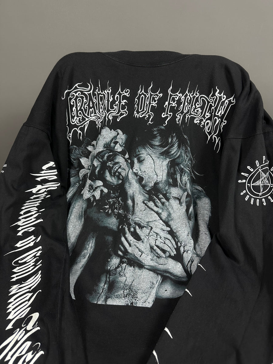 ヴィンテージ 1996 Cradle of Filth Vampyric Evil Cacophonous ロングスリーブ