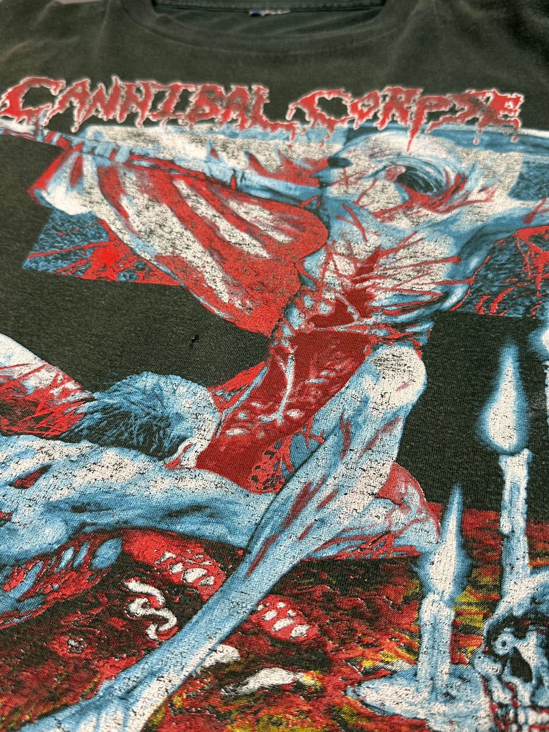 カンニバル・コープス 1993 フル・オブ・ヘイト イースター・フェスティバル ヴィンテージ Tシャツ