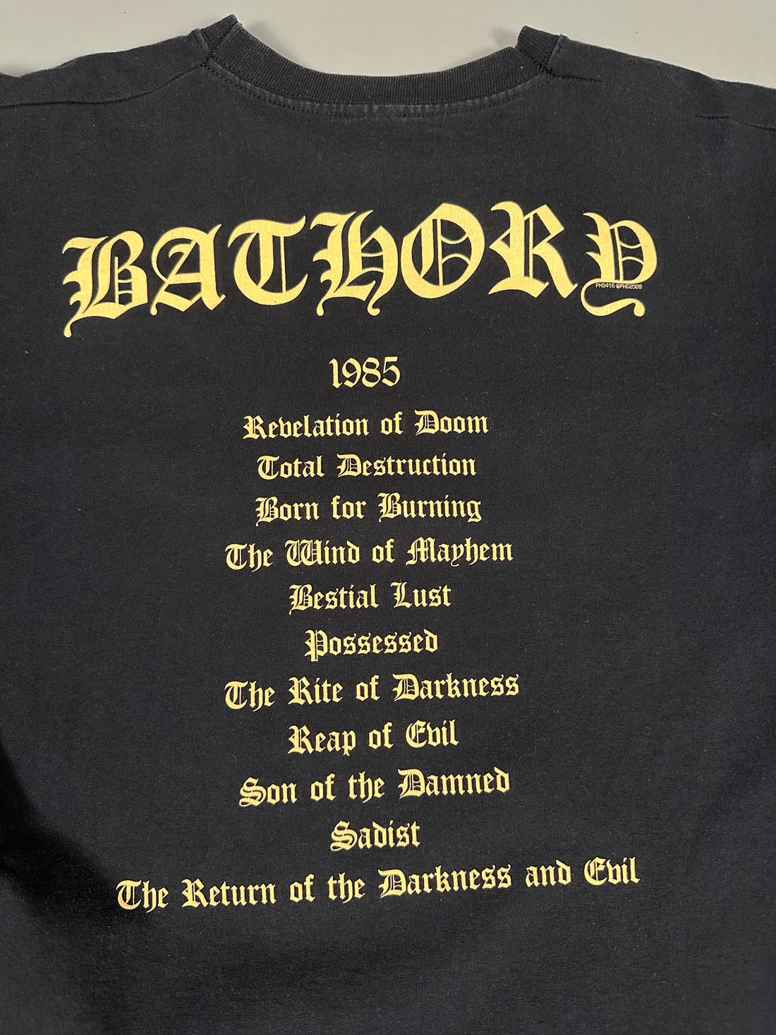 Bathory 2009 Black Mark The Return T-Shirt