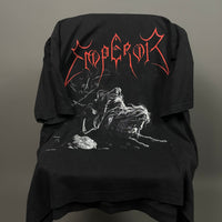 エンペラー 1993 ライダー ヴィンテージ ブラックメタル Tシャツ
