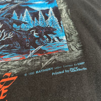 Vintage 1996 Bathory Fire On Ice T-Shirt
