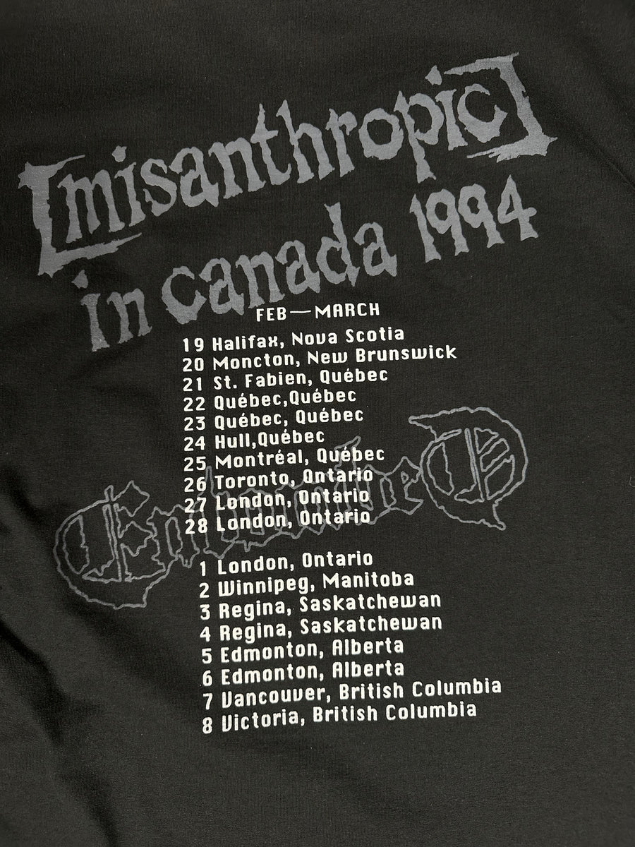 ヴィンテージ 1994 エントゥームド カナダ ツアー ウルヴァリン ブルース ロングスリーブ