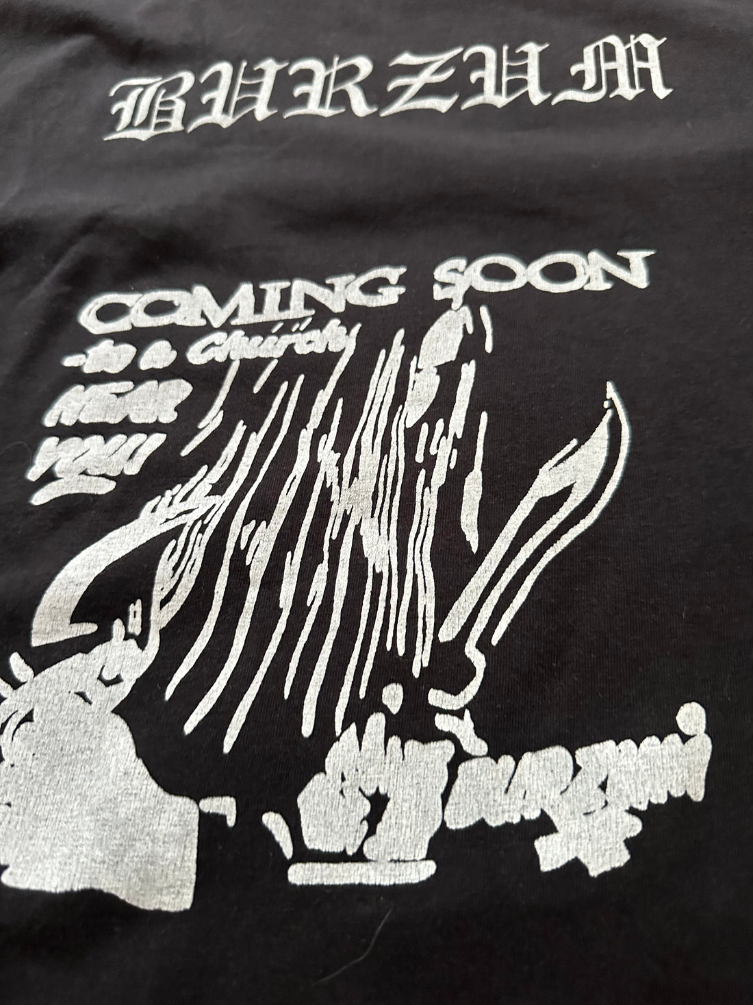 Vintage 2002 Burzum Church T-Shirt