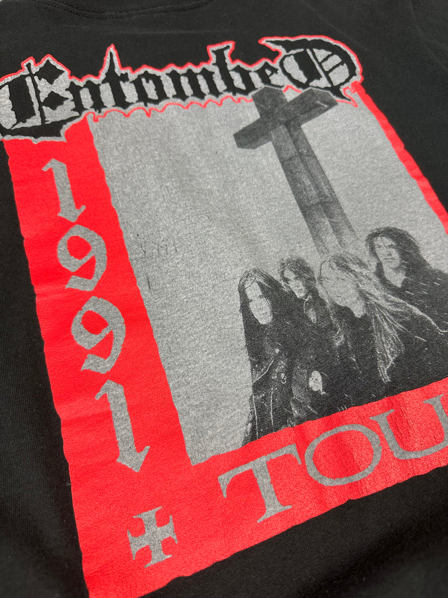 ヴィンテージ 1991 エントゥームド US ツアー T シャツ