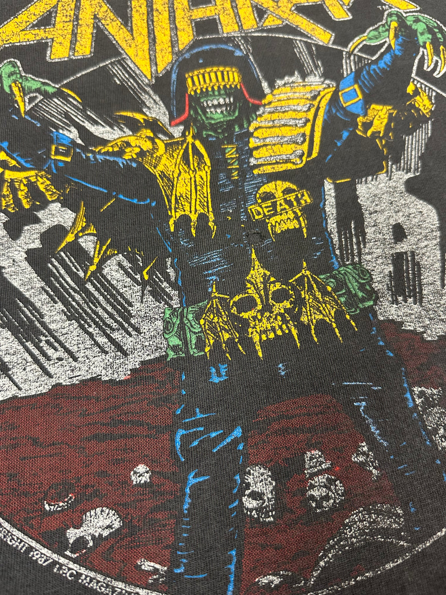 1987年ヴィンテージ アンスラックス アモング・ザ・リヴィング Tシャツ