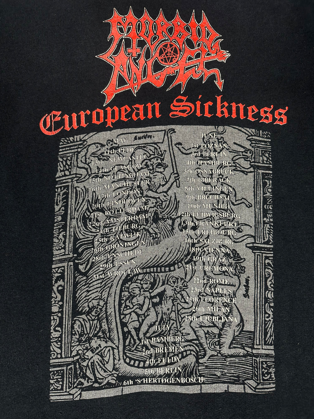 1991年ヴィンテージ モービッド・エンジェル リード・ザ・ラッツ セーター