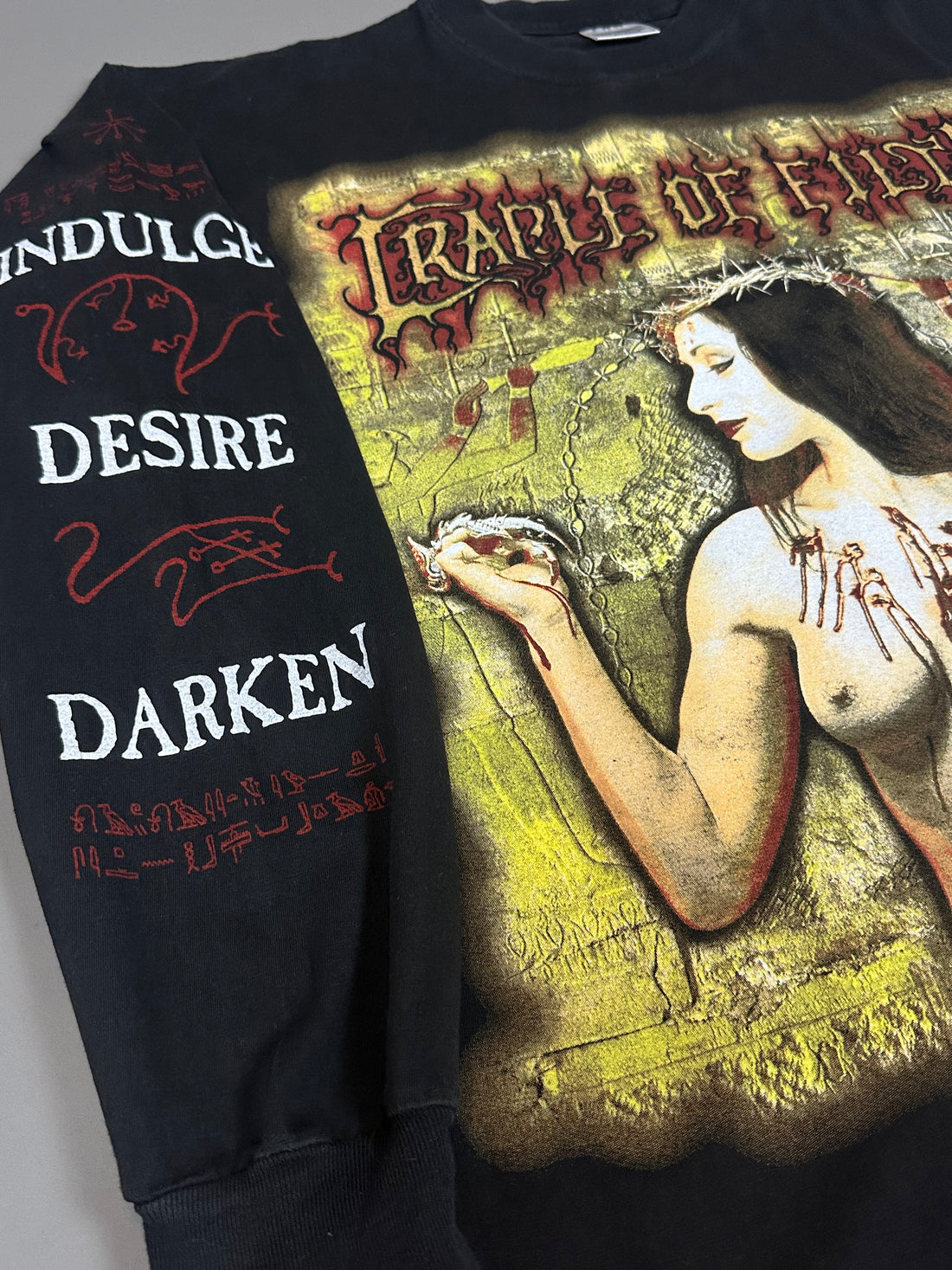 Vintage 1998 Cradle of Filth Praise Longsleeve