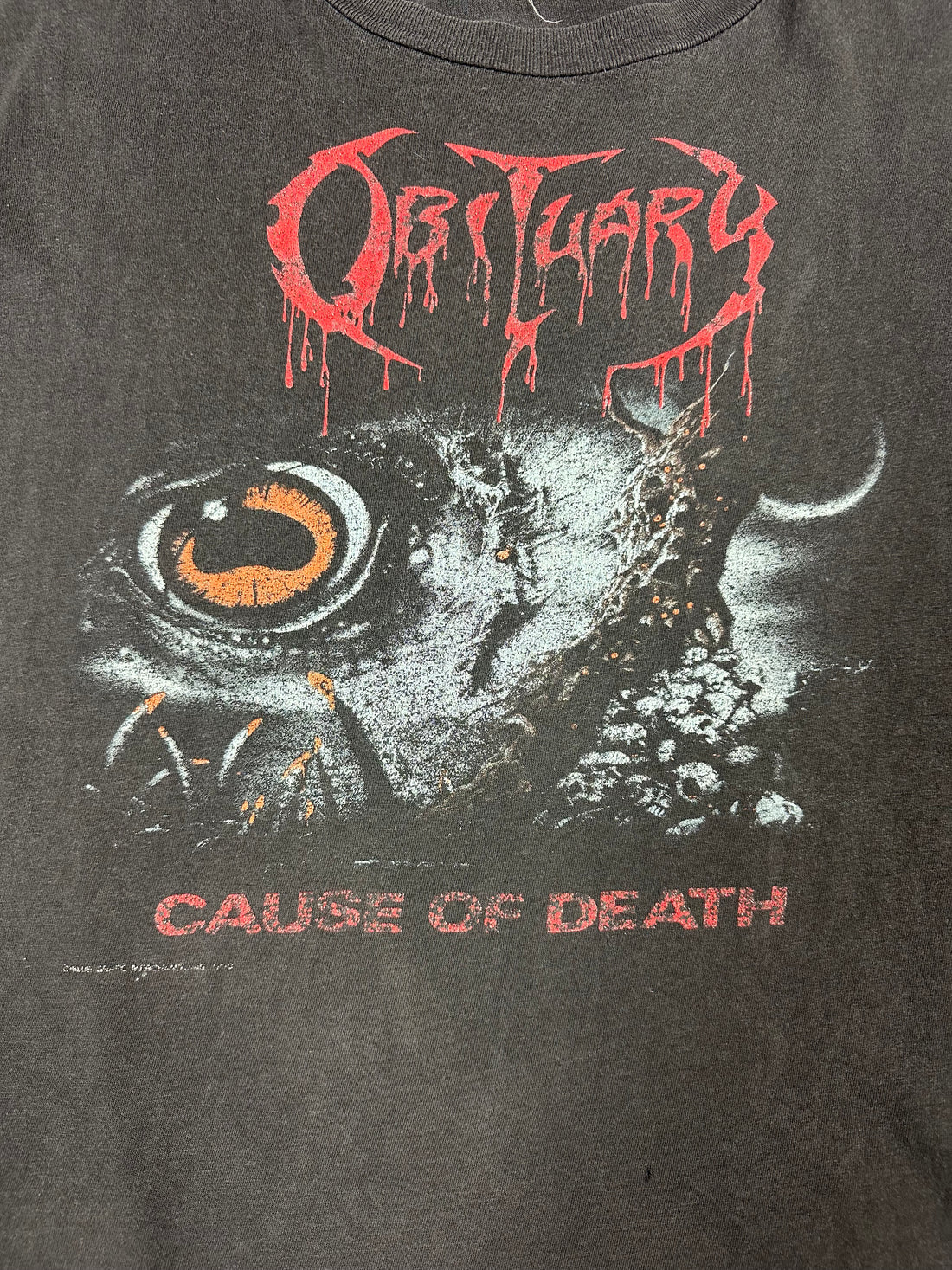 死亡記事 1990年 死因 ヴィンテージTシャツ タンクトップ