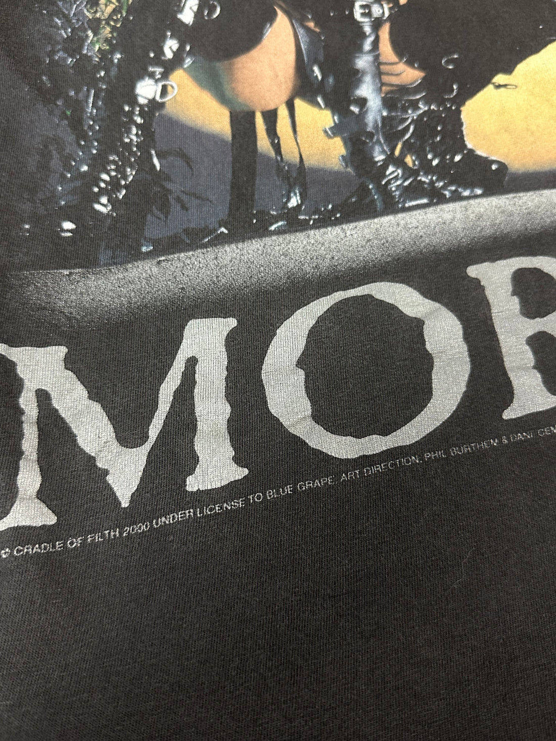2000年ヴィンテージのクレイドル・オブ・フィルス「ヴィガー・モーティス」Tシャツ