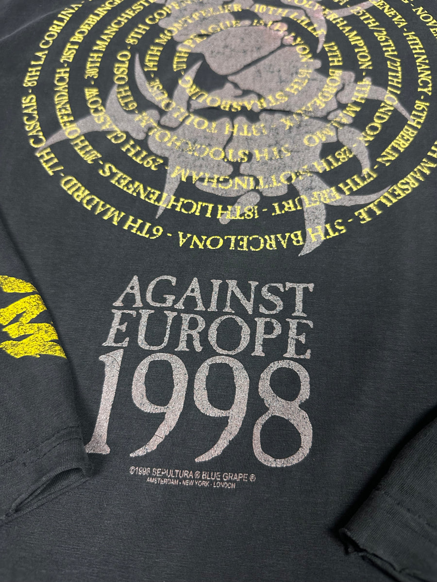 セパルトゥラ 1998 アゲインスト・ヨーロッパ ヴィンテージ ロングスリーブ