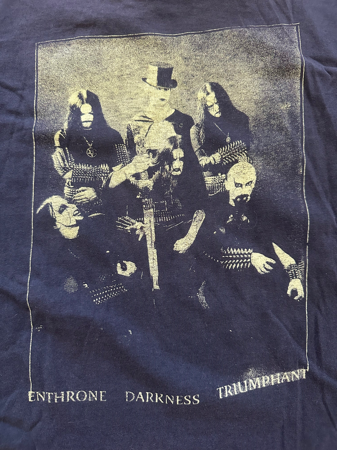 Vintage 1990s Dimmu Borgir Enthrone Darkness Triumphant Longsleeve