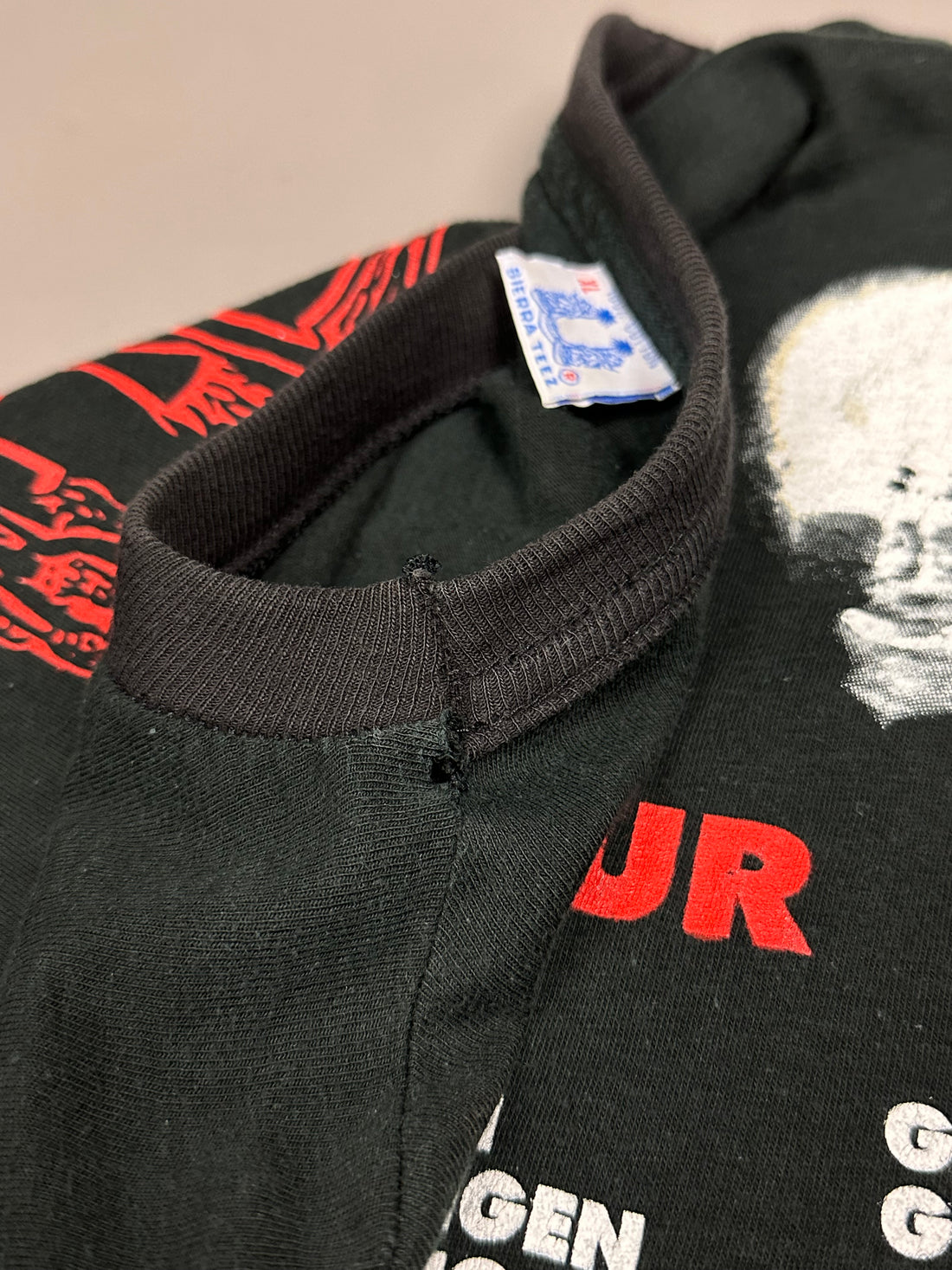 Death 1993 インディビジュアル・ソート・パターン ヴィンテージ ロングスリーブ