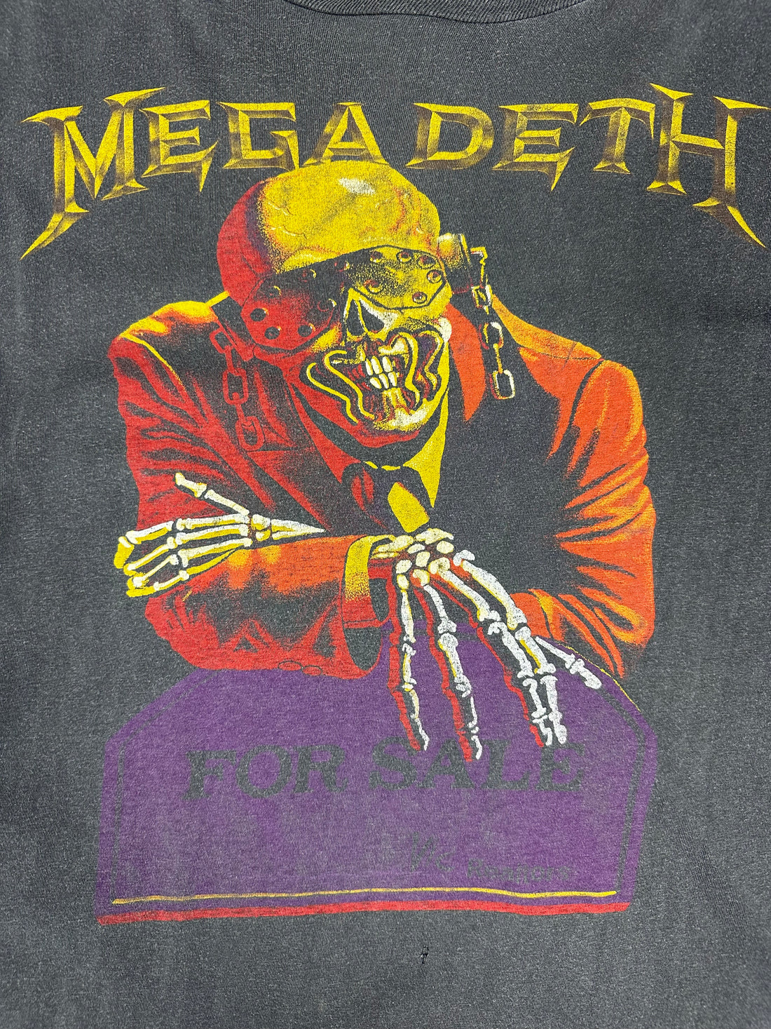 メガデス 1987 ピース・セルズ ヴィンテージ Tシャツ