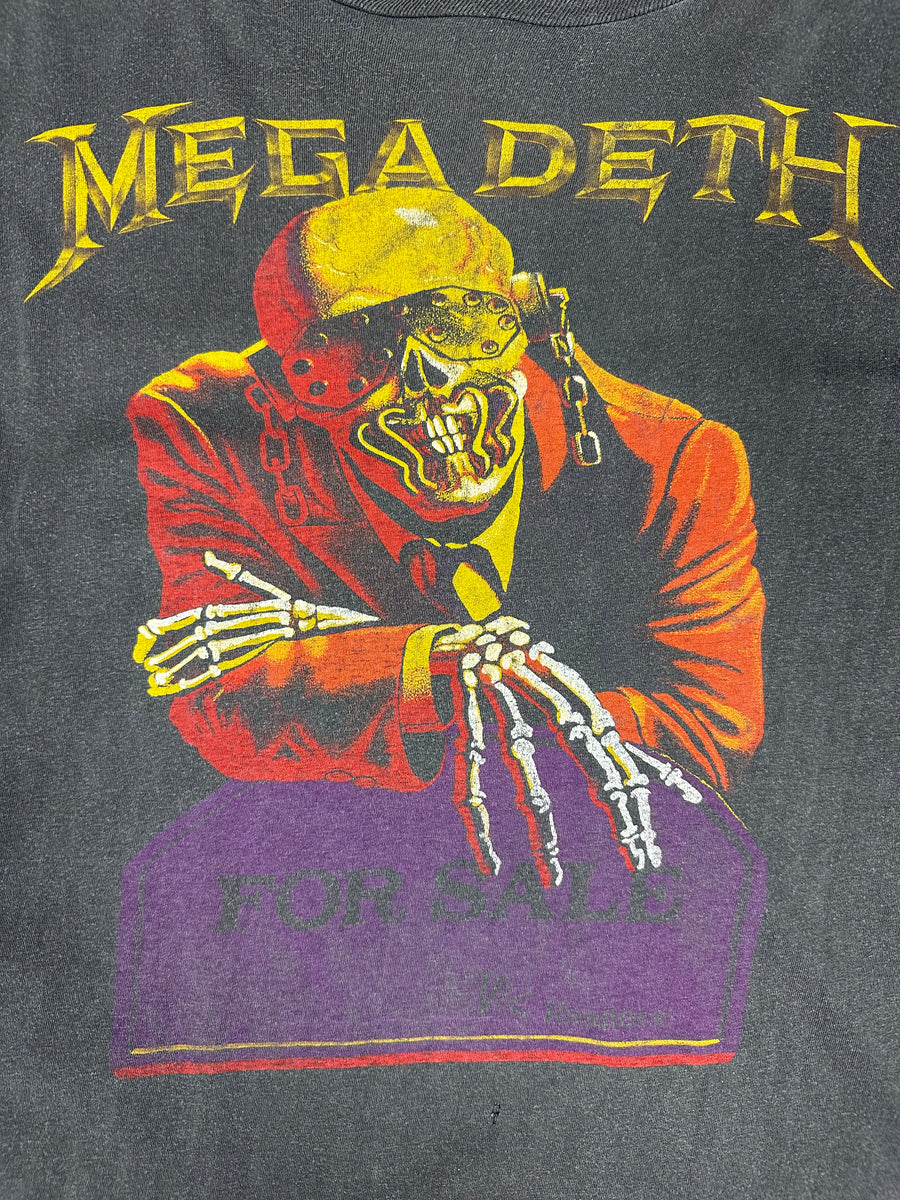 メガデス 1987 ピース・セルズ ヴィンテージ Tシャツ