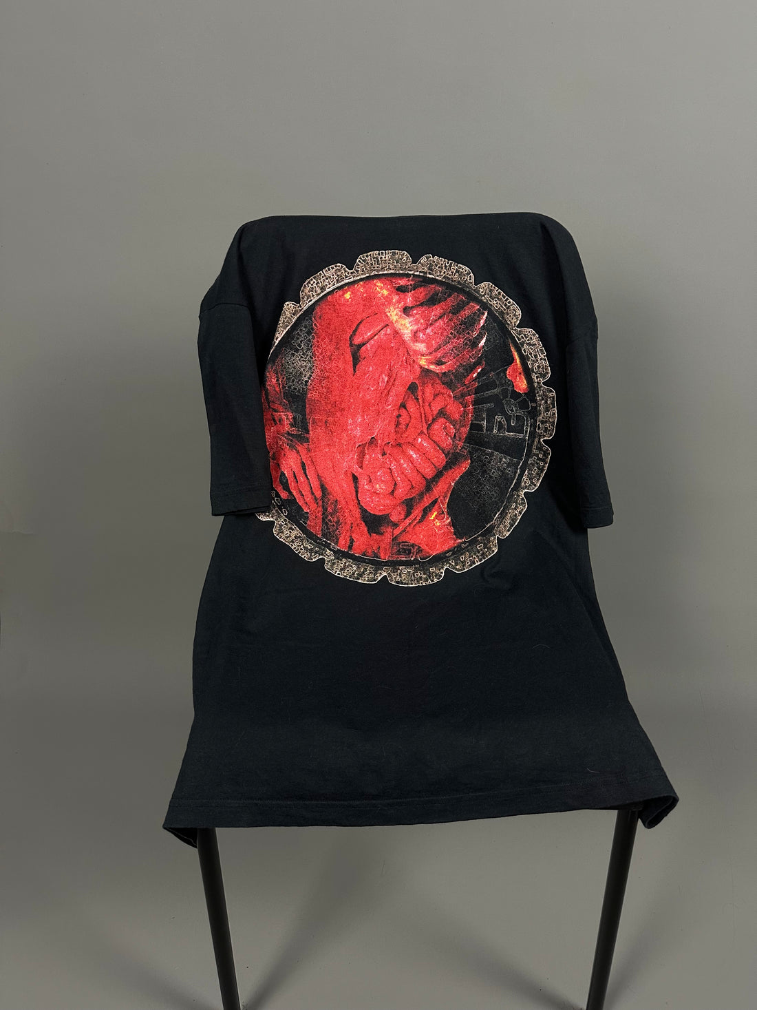 1990年代のヴィンテージ カンニバル・コープス スケルトン Tシャツ