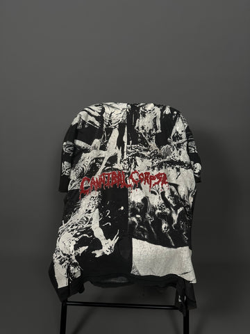 1993年ヴィンテージ カンニバル・コープス オールオーバープリントTシャツ