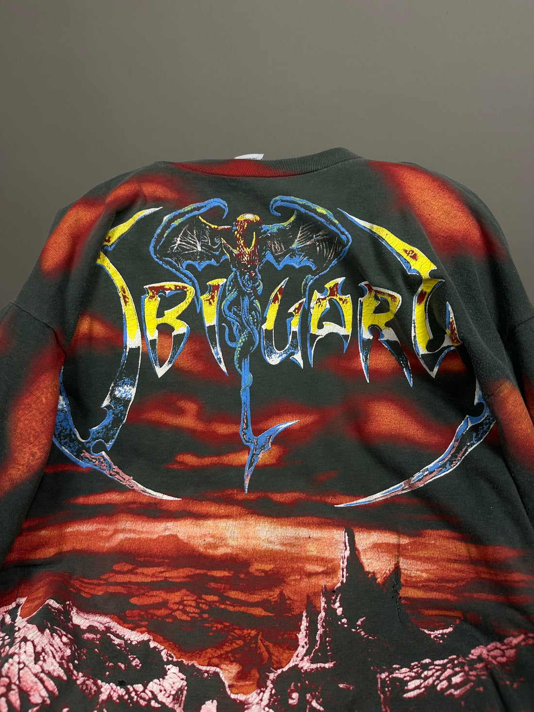 1993年ヴィンテージ 死亡記事 The End Complete Tシャツ（オールオーバープリント）