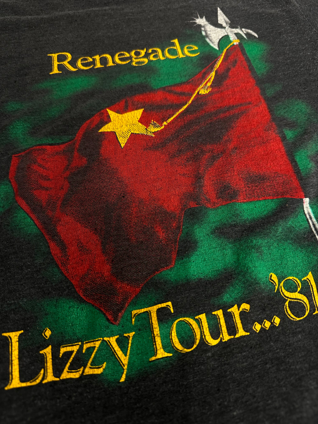 シン・リジィ 1981 レネゲード ヴィンテージ Tシャツ
