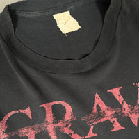 90年代ヴィンテージのグレイブノースリーブTシャツ