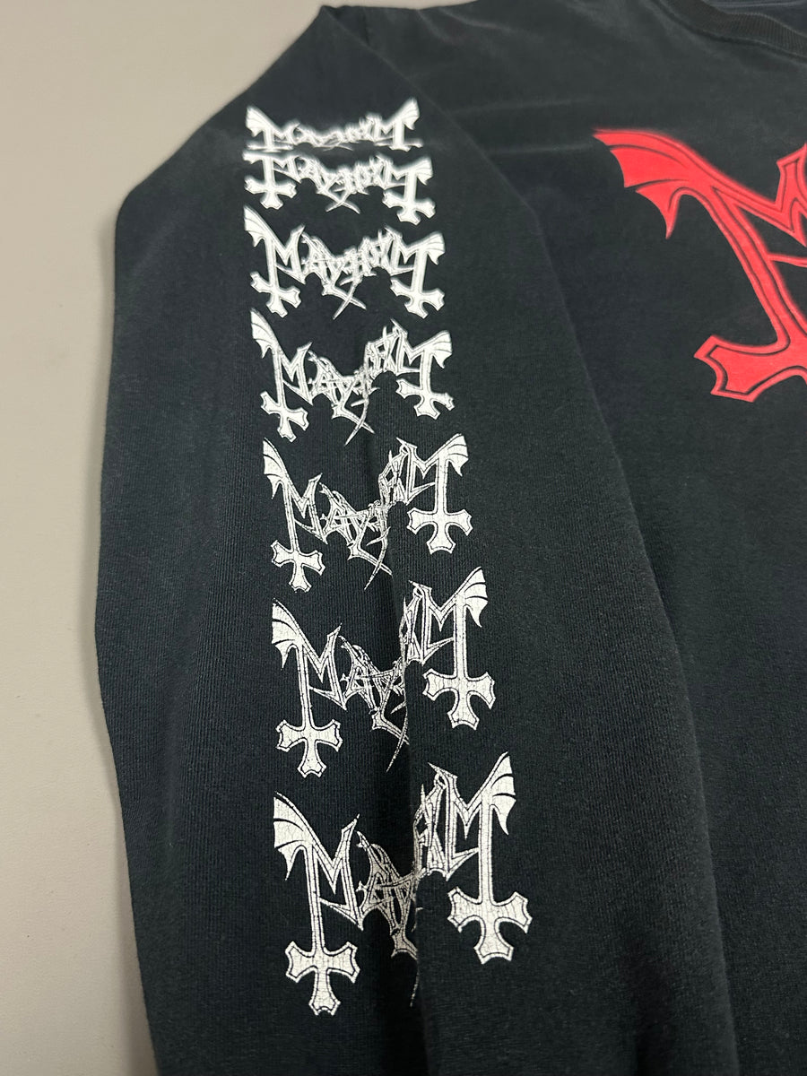 Vintage 1998 Mayhem Black Metal Longsleeve