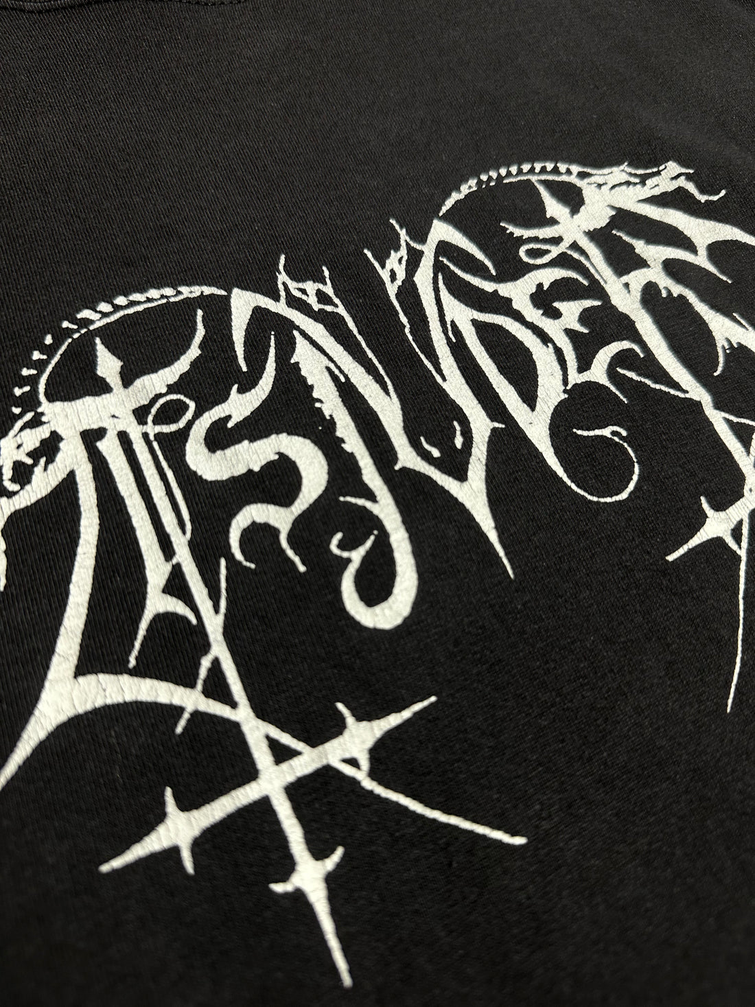 1990年代のヴィンテージTsjuderブラックメタルTシャツ