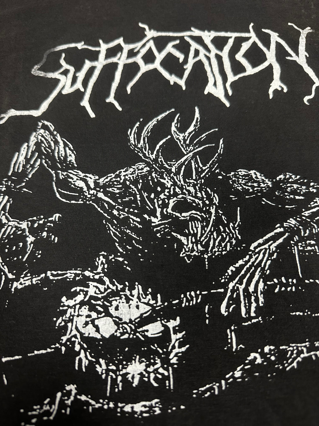 Vintage 1990s Suffocation Bootleg T-Shirt