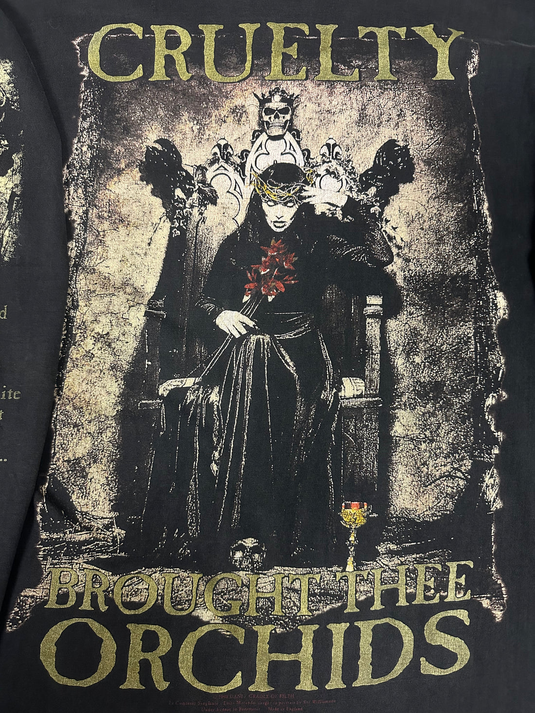 Vintage 1998 Cradle of Filth Cruelty And The Beast Longsleeve