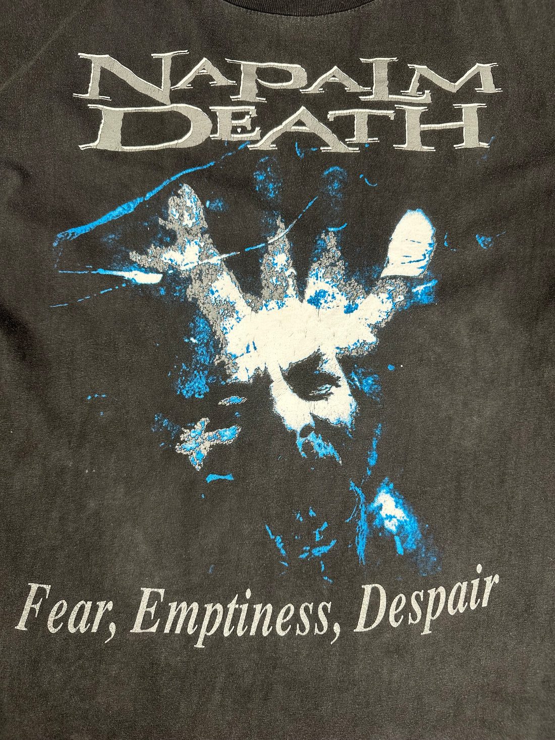Vintage 1994 Napalm Death Fear Emptiness T-Shirt