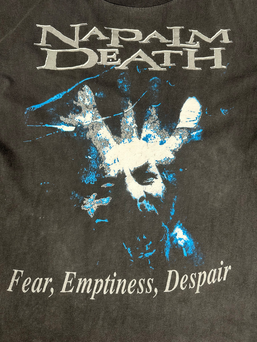 Vintage 1994 Napalm Death Fear Emptiness T-Shirt