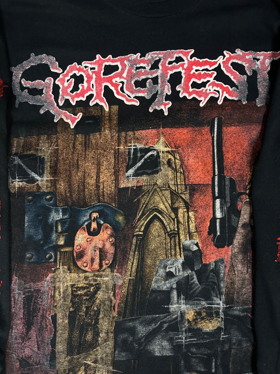 ヴィンテージ 1993 ゴアフェスト ニュークリア ブラスト ロングスリーブ