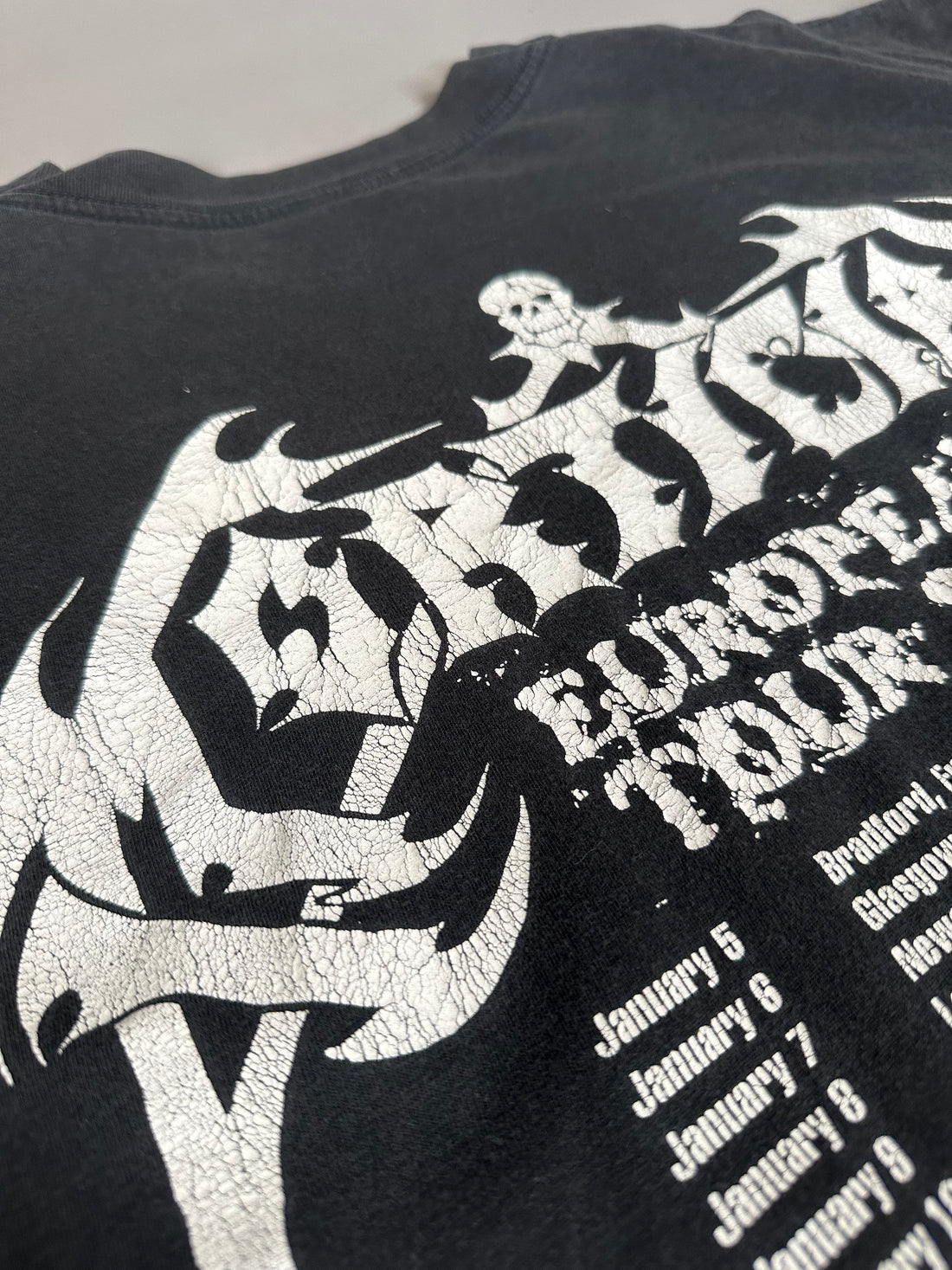 Vintage 2002 Mortician Tour T-Shirt