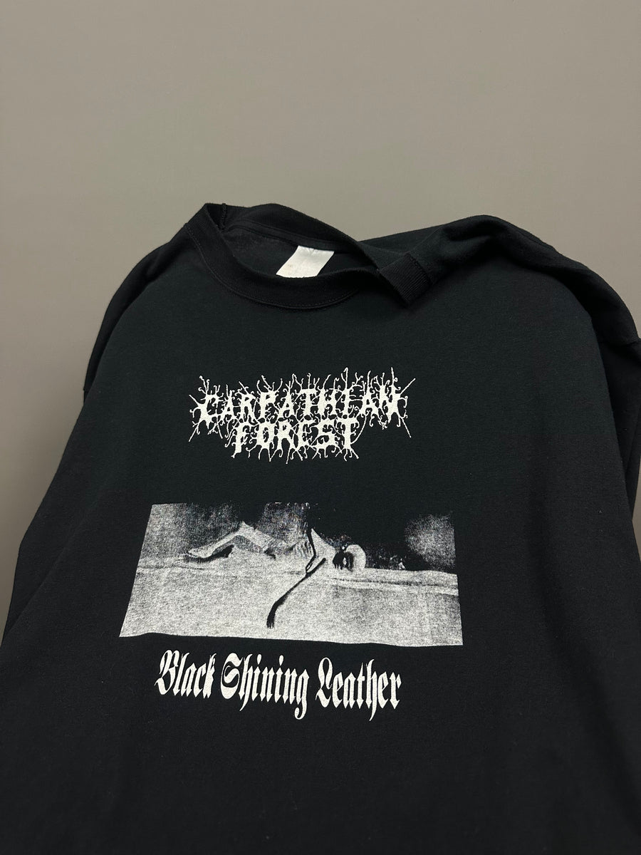カルパティアフォレスト 1999 ブラックシャイニングレザー ヴィンテージTシャツ