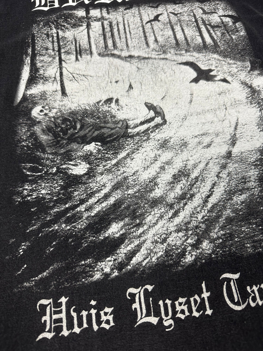 ヴィンテージ 1990 年代 Burzum Hvis Lyset Tar Oss T シャツ