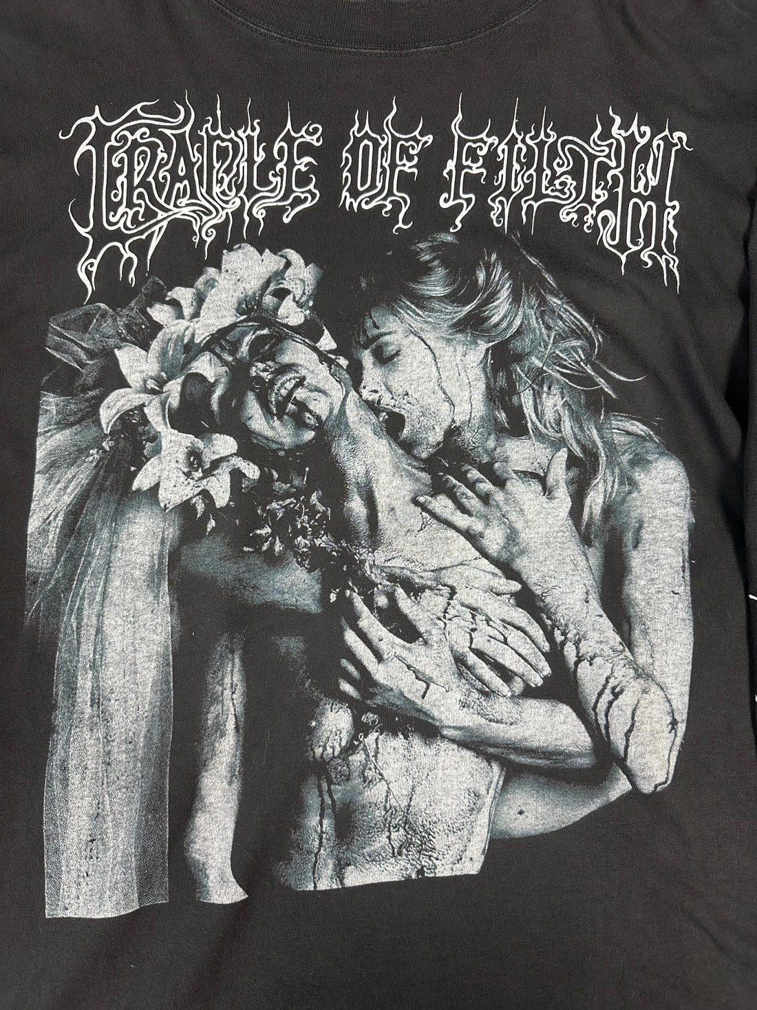 ヴィンテージ 1996 Cradle of Filth Vampyric Evil Cacophonous ロングスリーブ