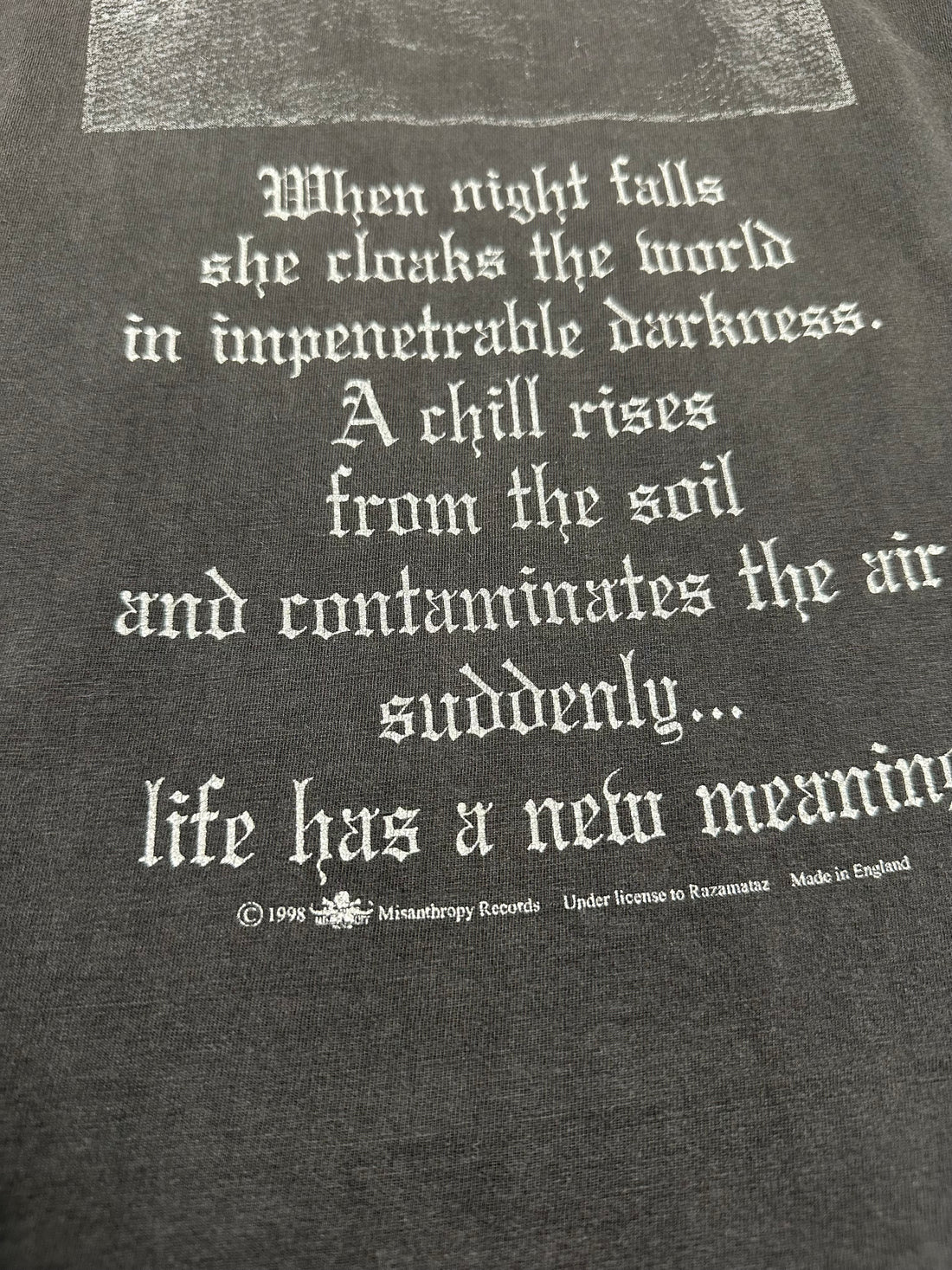 1998年ヴィンテージ Burzum Aske Tシャツ