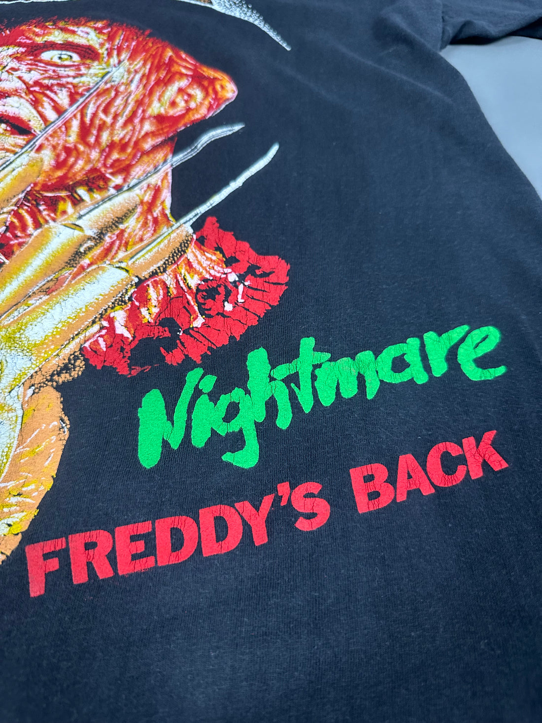 Vintage 1980s Freddy Krueger Horror T-Shirt