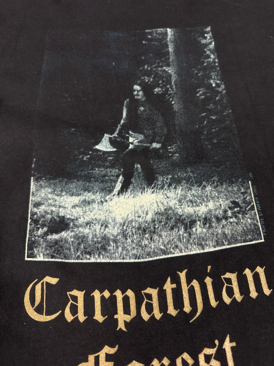 ヴィンテージ 1996 カルパティア・フォレスト アヴァンギャルド・レコード Tシャツ（初版）