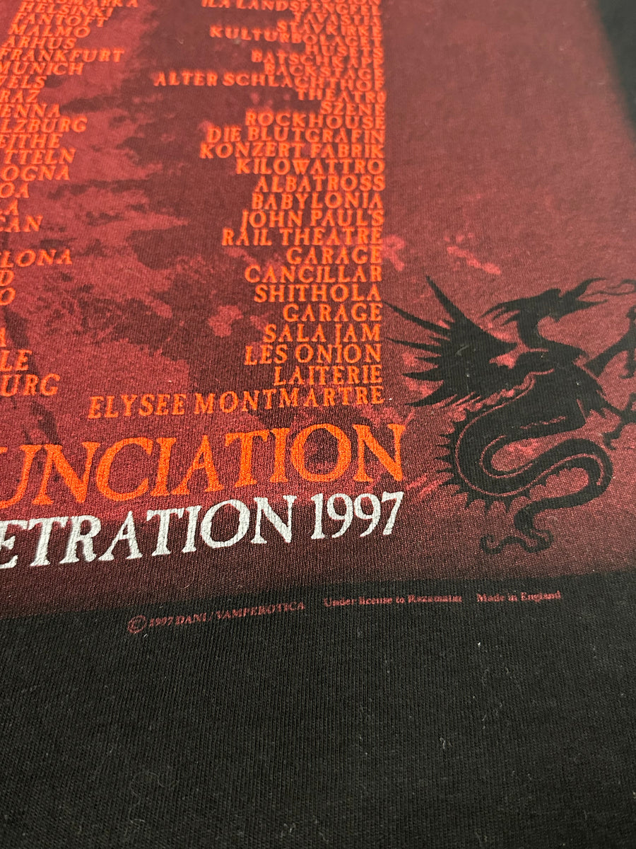 ヴィンテージ 1997 Cradle of Filth Ruin Of Europe ロングスリーブ