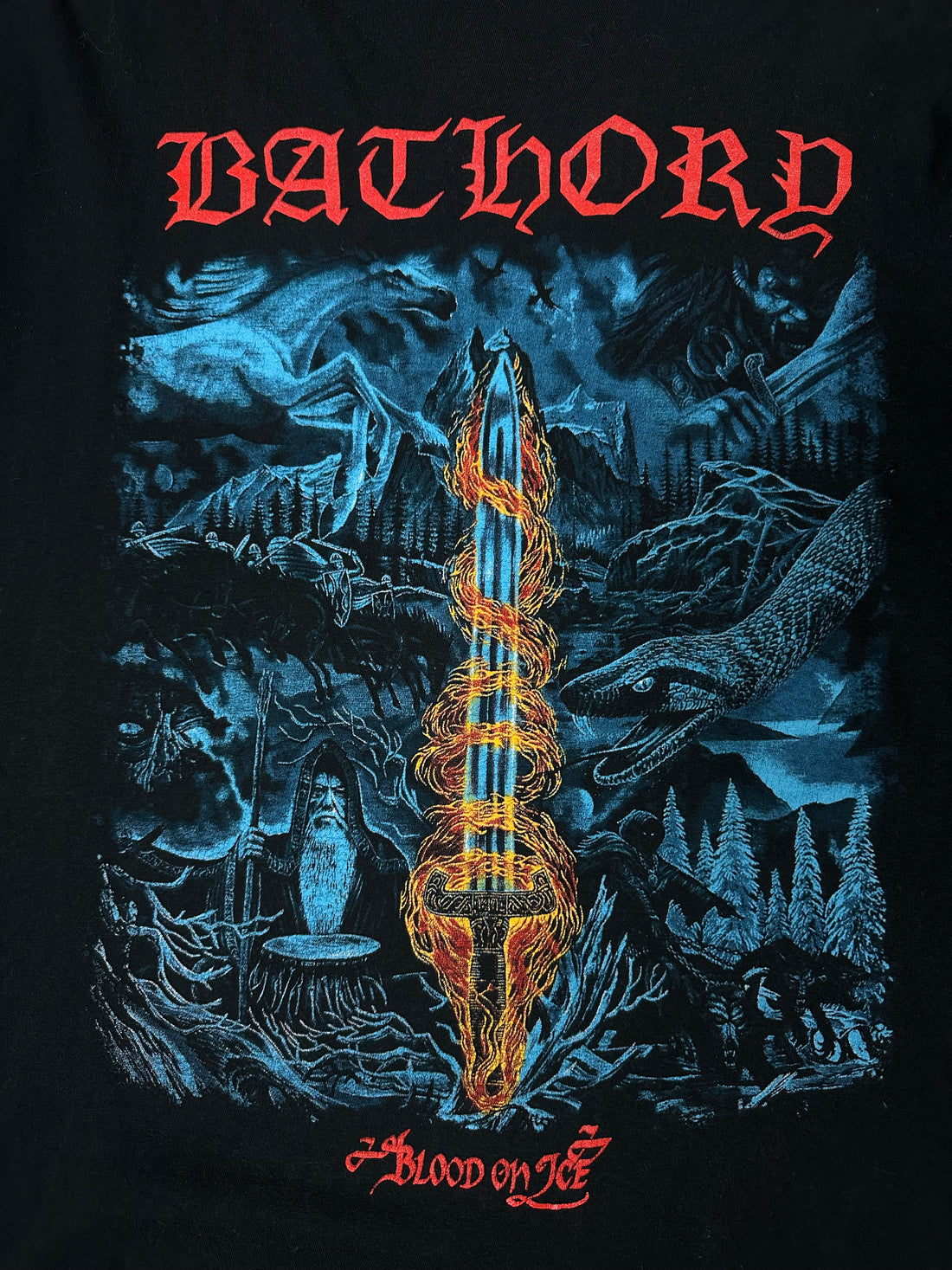 バソリー 1990年代 ブラッド・オン・アイス ヴィンテージTシャツ