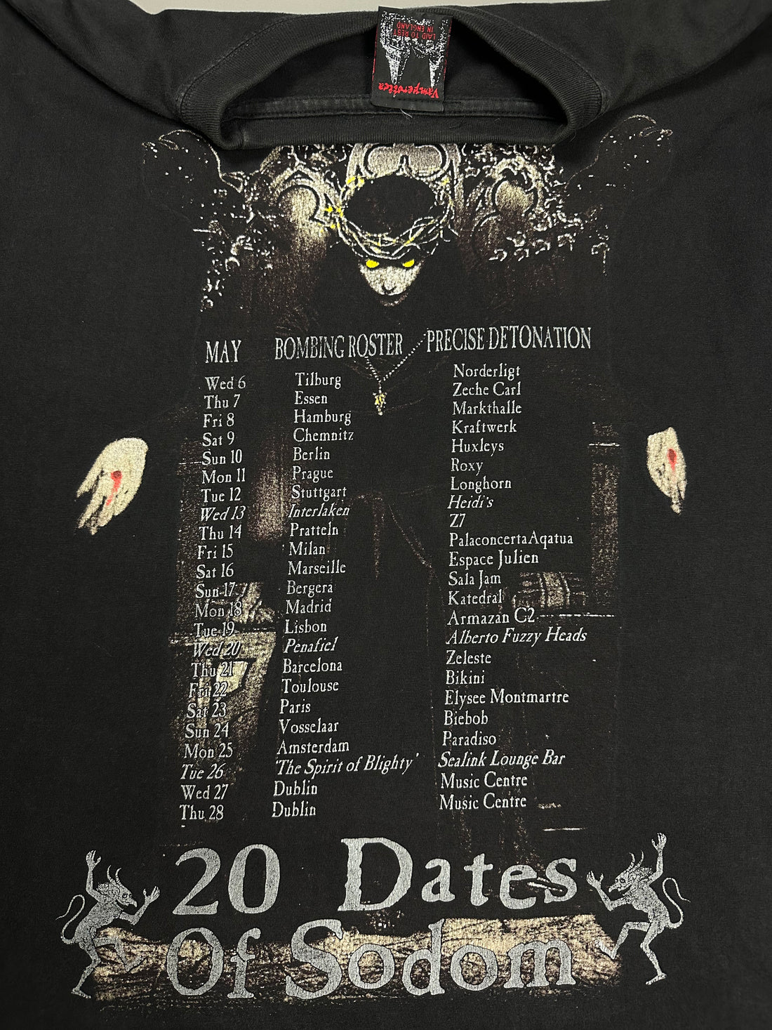 クレイドル・オブ・フィルス 1998 トーツーリング ヴィンテージ Tシャツ