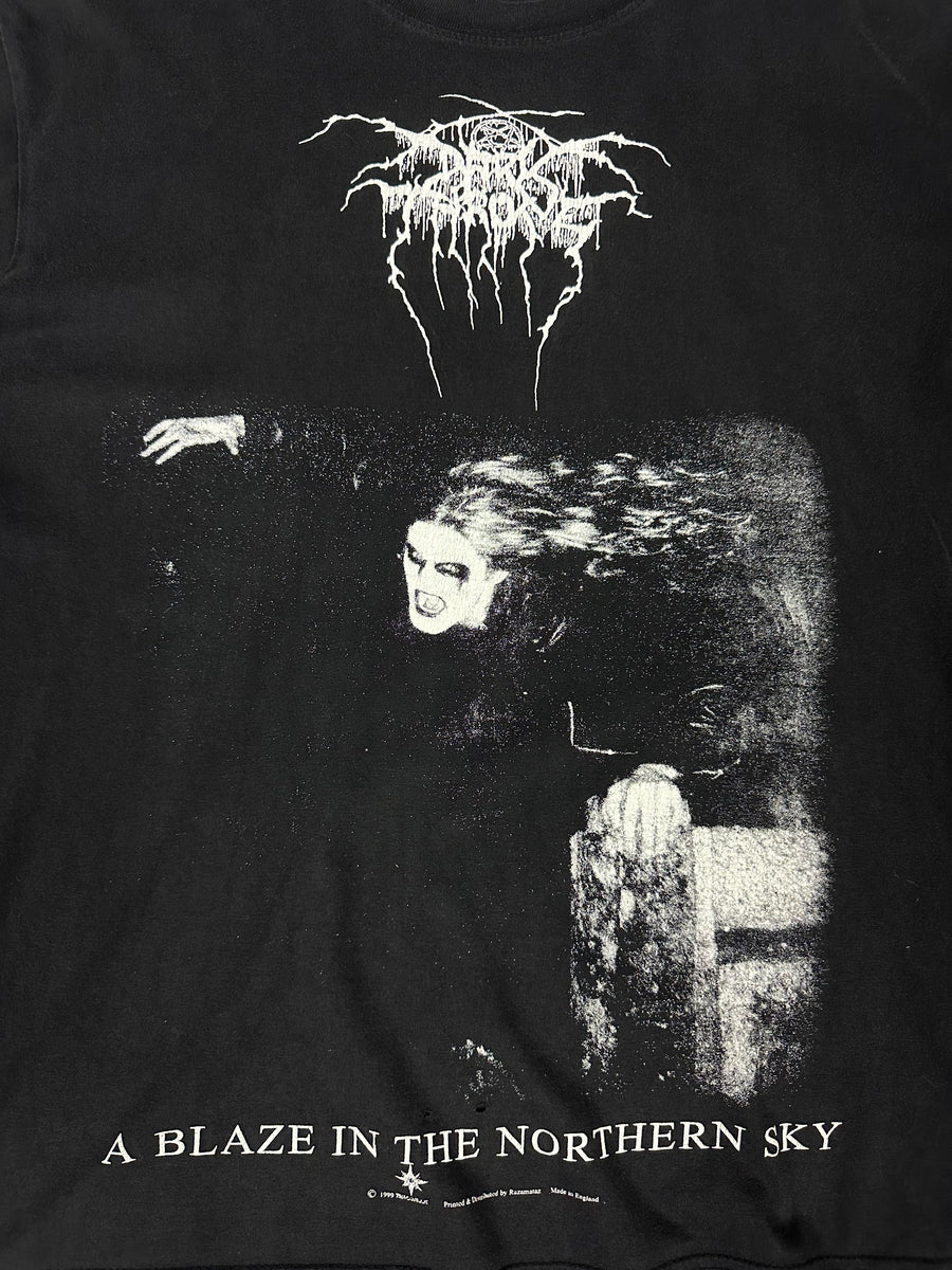 Vintage 1999 Darkthrone Blaze In The Northern Sky T-Shirt