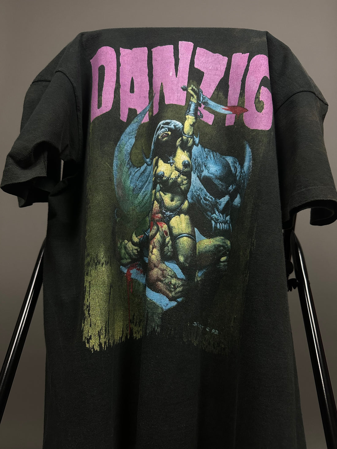 1992年ヴィンテージ ダンジグ ハウ・ザ・ゴッド・キルズ Tシャツ