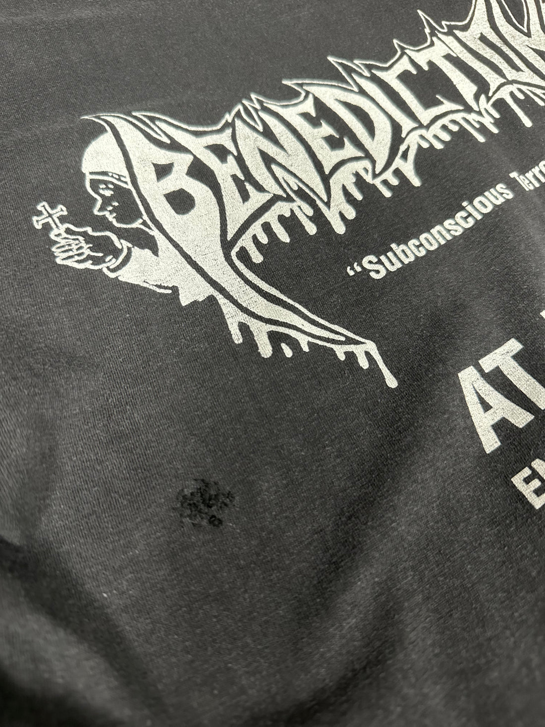 1990年ヴィンテージ ベネディクション サブコンシャス テラー Tシャツ