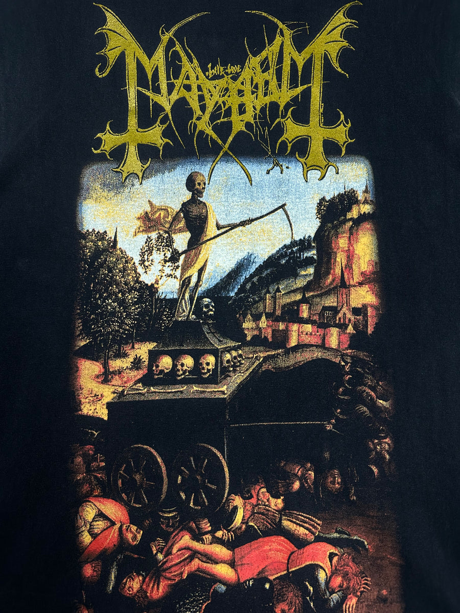 1998年製ヴィンテージ「メイヘム・リバー・オブ・ブラッド」ノースリーブTシャツ