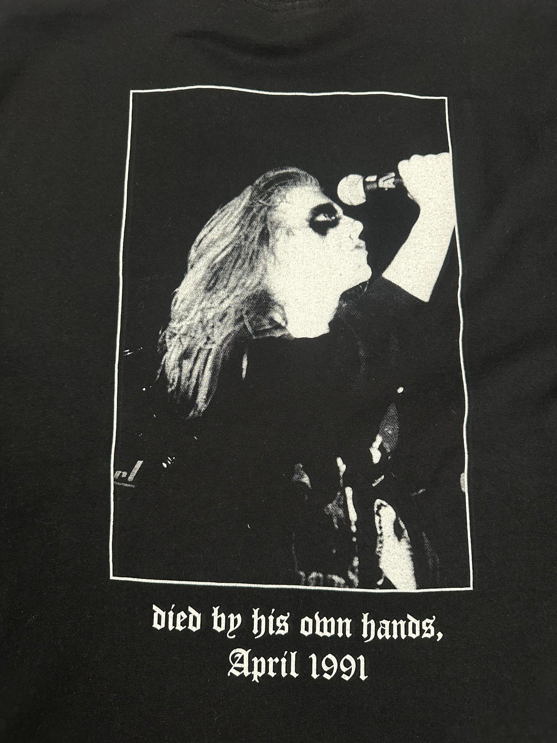 Vintage 2000s Mayhem Euronymous Tribute T-Shirt